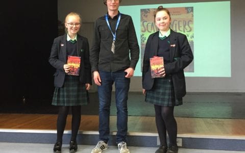 Author visit inspires young readers at Walton
