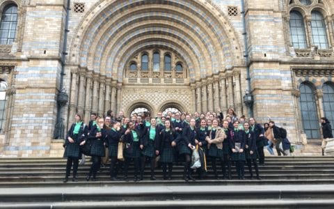 Year 8 students visit Natural History Museum