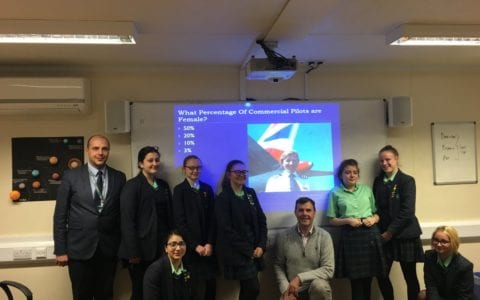 British Airways pilot supports STEM teaching