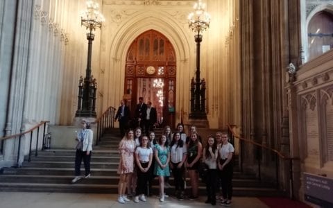 Year 12 students visit Parliament
