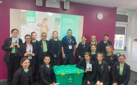 ShelterBox teaches students about the devastation of natural disasters