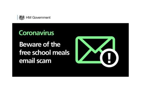 Free School Meals - scam email alert