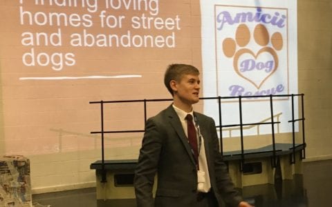 Post 16 student travels to Romania to rescue dogs
