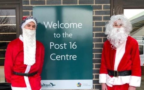 Post 16 Santa Run supports Grantham Foodbank
