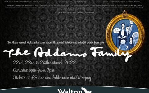 Tickets now on sale - The Addams Family show