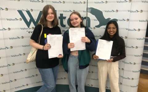 Walton Academy celebrates the hard work of its students following fantastic GCSE results