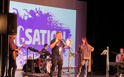 Local primary schools enjoy end of term Singsation celebration at Walton Academy