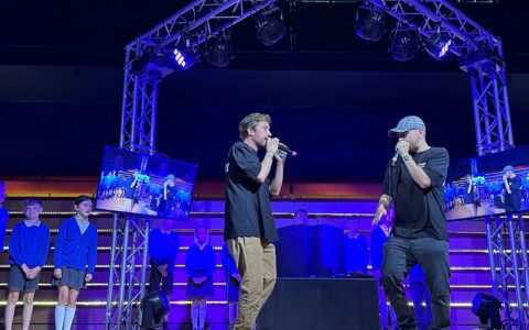 Beatbox Live event streamed to over 100 schools from the Walton Academy theatre