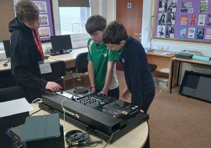 Walton Academy students engage with Noise Academy's DJ Skills programme