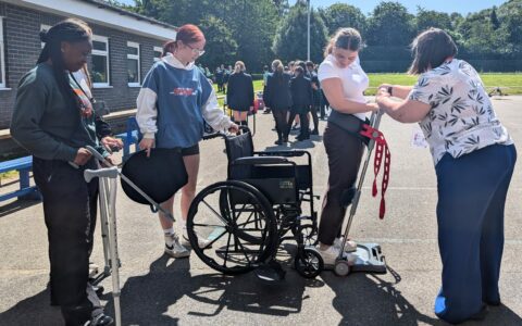Year 10 health and social care students engage with guest speakers on stroke awareness