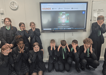 Year 9 English class tackles non-fiction writing with a spooky twist!