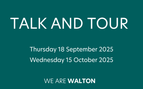 Join us at our TALK AND TOUR open events