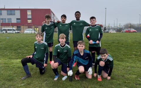Team spirit on display for year 7 football at Suthers School