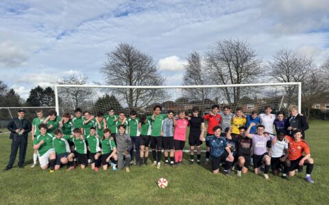 Football for a cause supporting Cancer Research